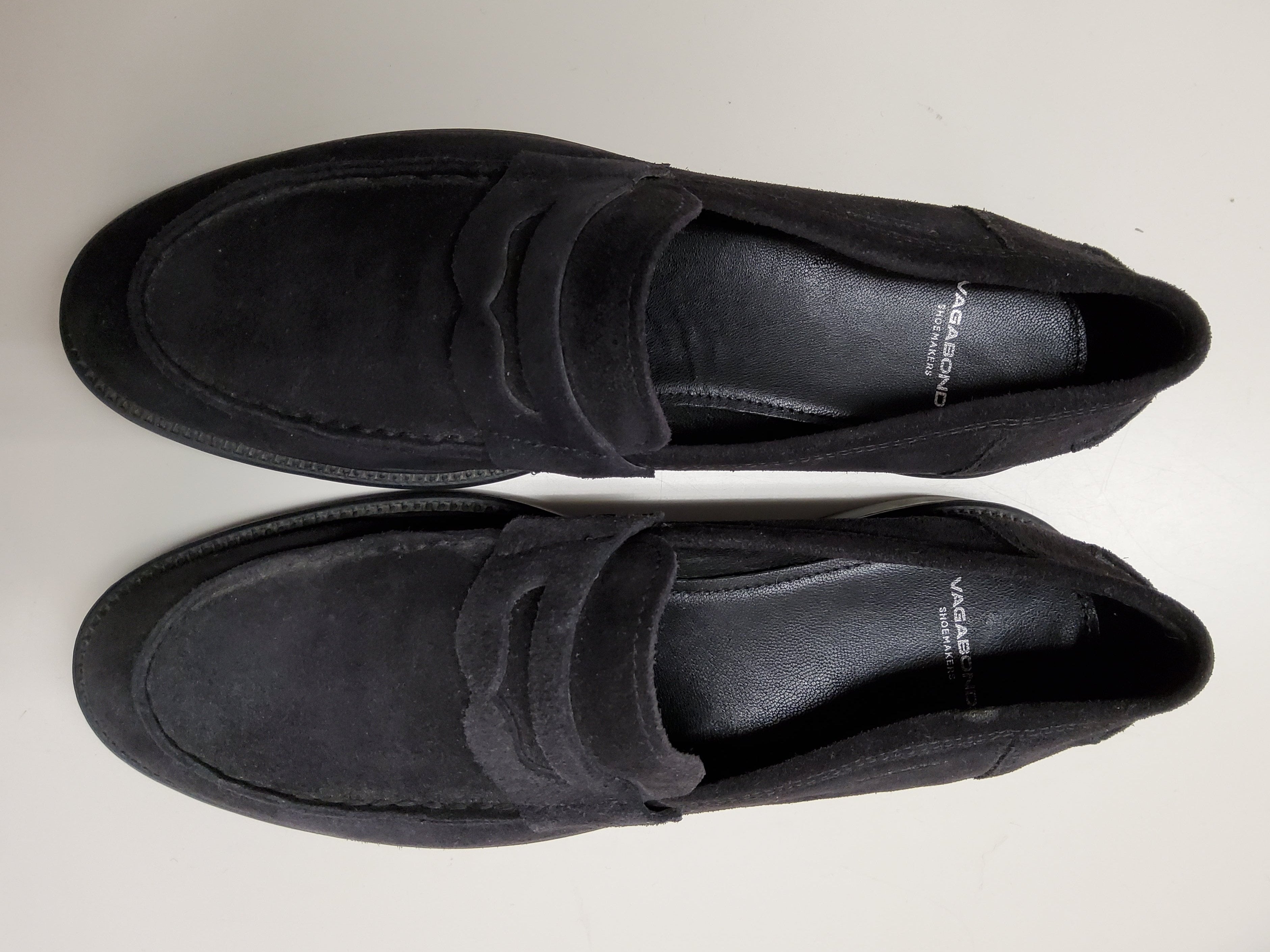 Vagabond mustat loaferit  40