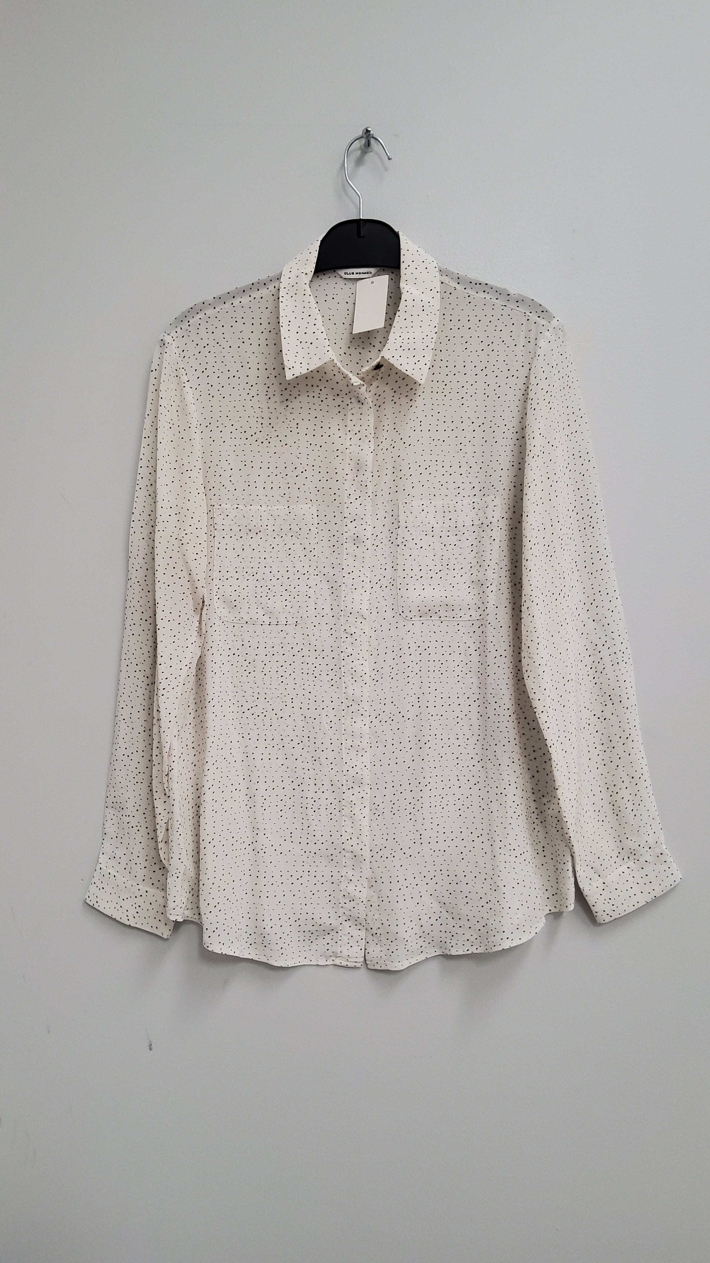 Club Monaco silkki paitapusero M