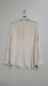Club Monaco silkki paitapusero M