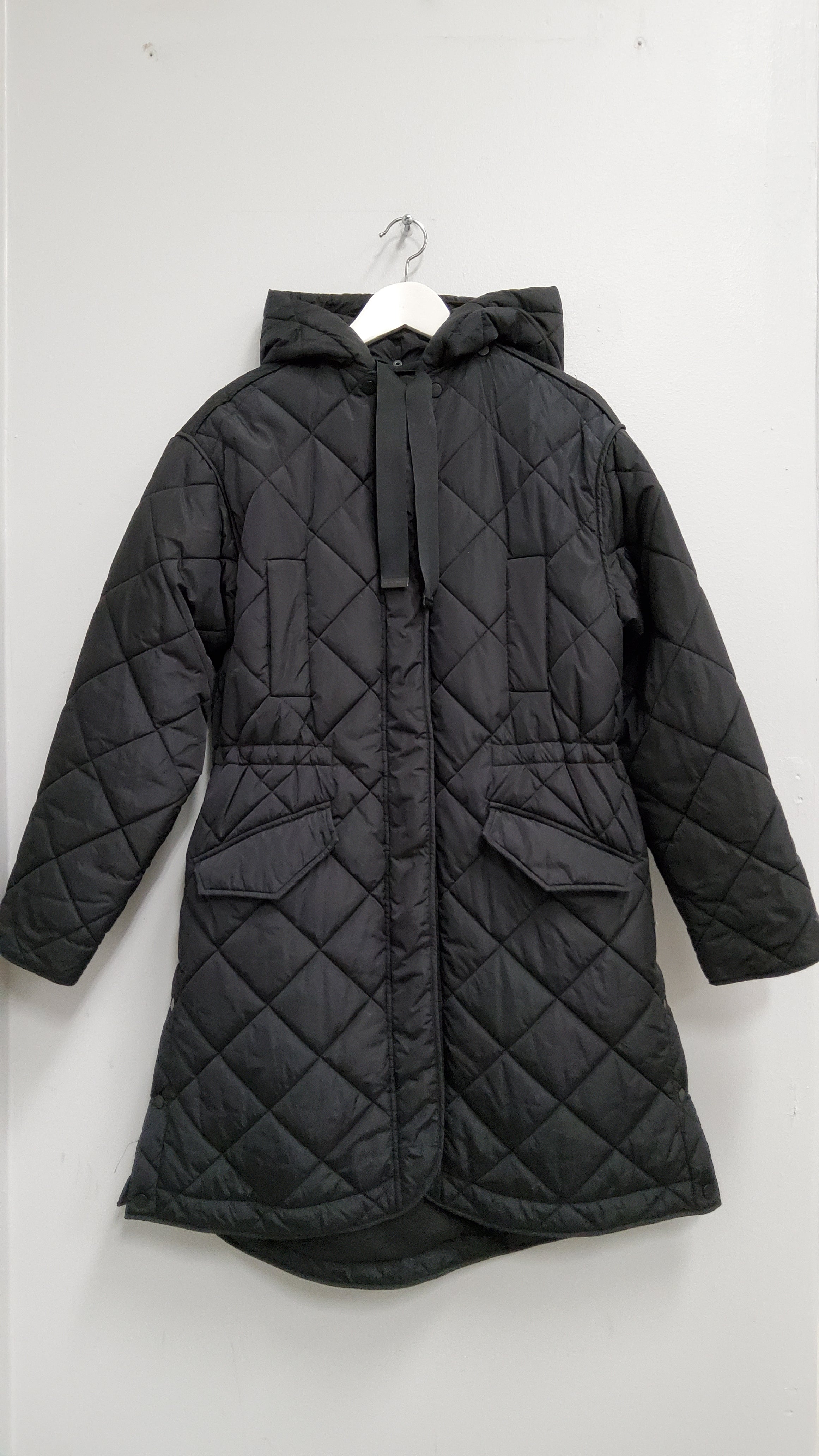 Allsaints pitkä kevyttoppatakki S